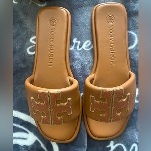 PreLoved Tory Burch Slides Size 8 1/2